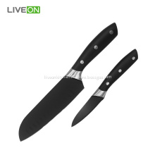 2 pcs Black Oxide Blade Knife Set